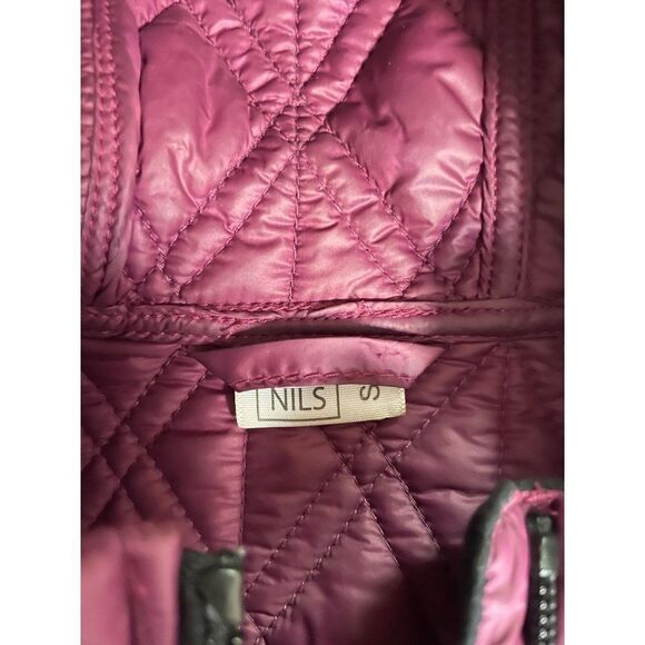 NILS Womens Cody Jacket Wine Burgundy Small - Picture 4 of 4